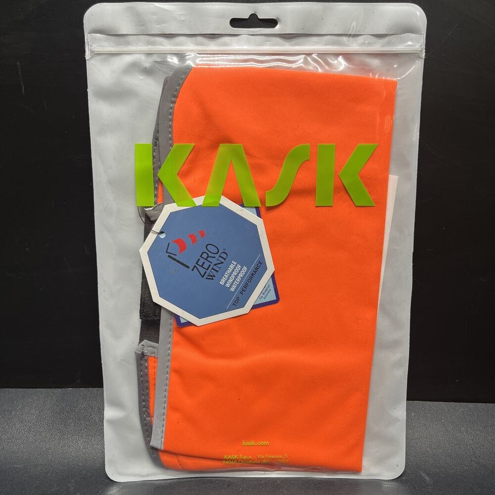 Kask Zenith Hard Hat Neck Sun Shade HI VIZ Orange, Windproof, Waterproof, NIP